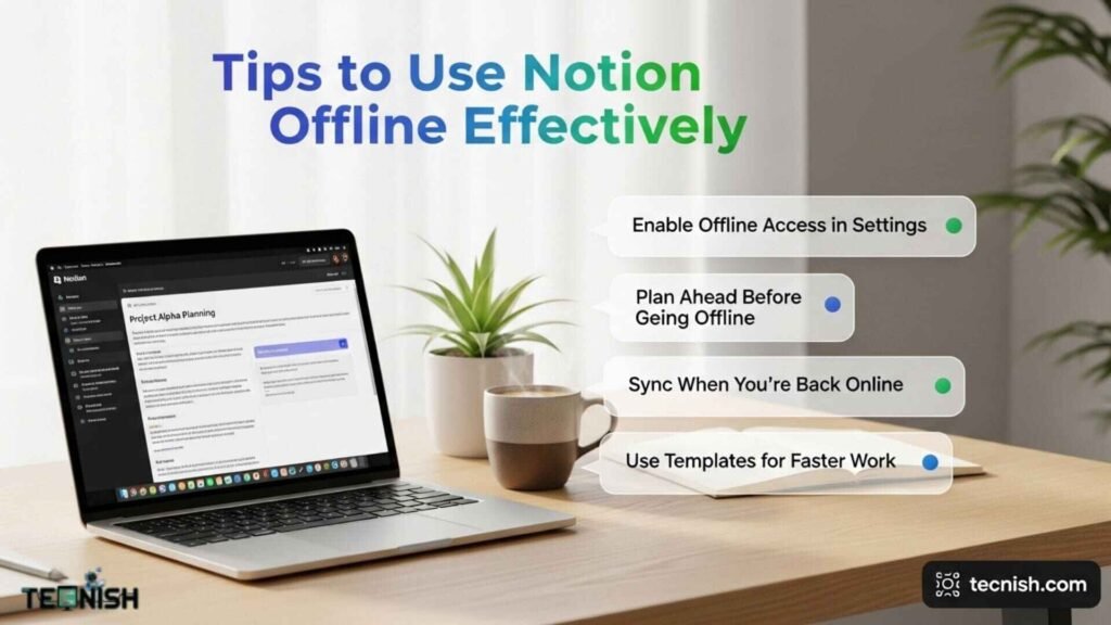 Tips to Use Notion Offline Effectively