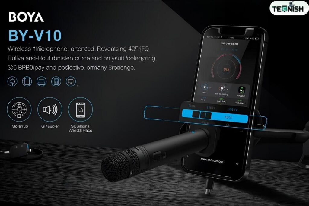 5. BOYA BY-V10. Wireless Microphone
