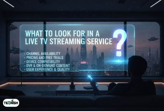 What to Look for in a Live TV Streaming Service