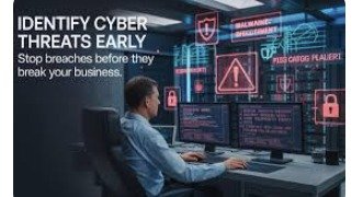 IT professional monitoring systems to detect and identify cyber threats early and prevent potential security breaches