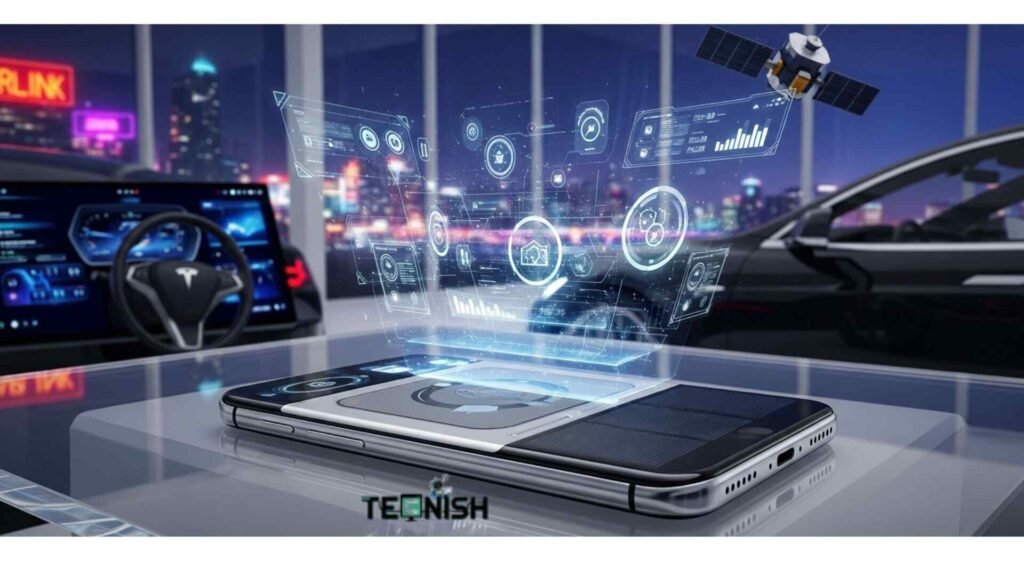 Key technical features rumored for the Tesla Pi Phone including specs, design leaks, and innovative technology