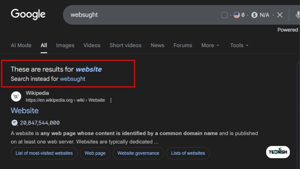 Adjusting Search Parameters Manually