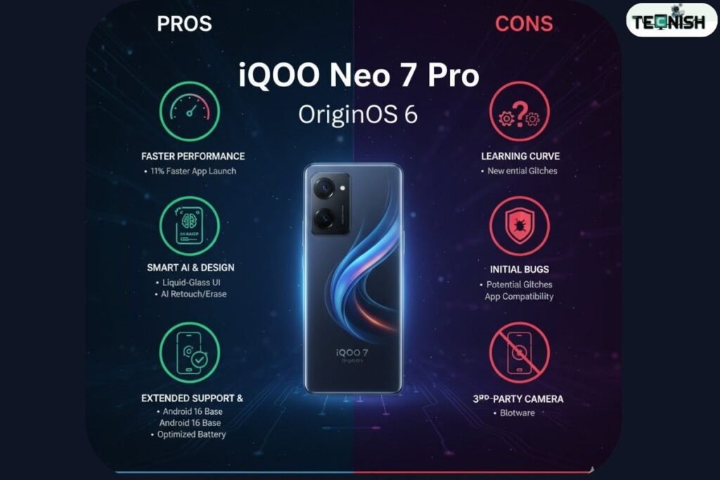 Pros and  Cons of OriginOS 6 on iQOO Neo 7 Pro