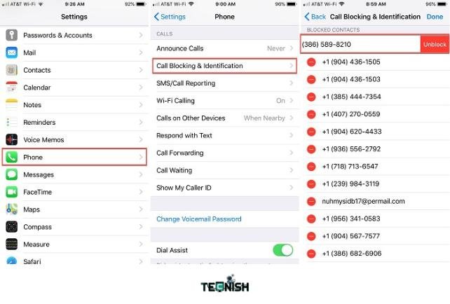 Method 1  Check Blocked Numbers from Phone Settings